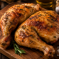 Pollo de corral asado